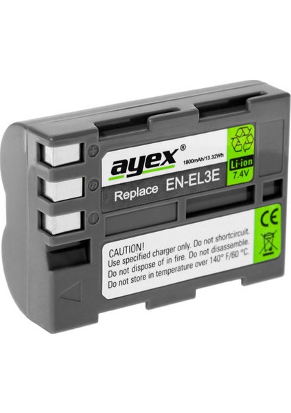Nikon İçin En-El3E Batarya