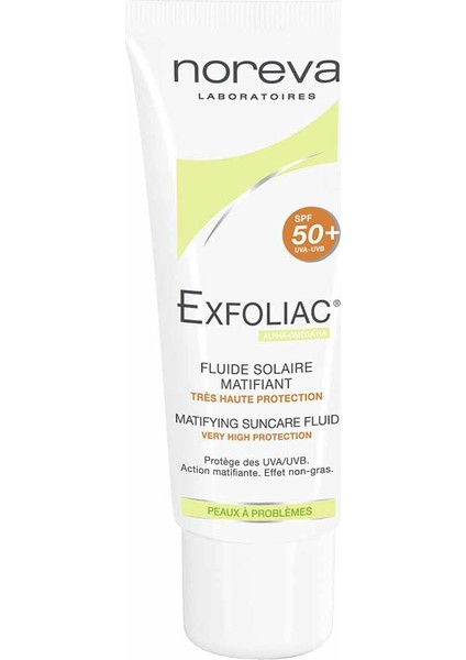 Exfoliac Matifying Suncare Fluid SPF50+ 40ml