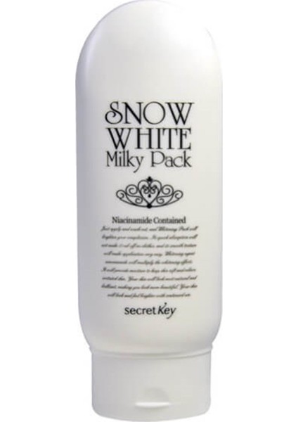 Snow White Milky Pack - Vücut İçin Cilt Wash-Off Maske