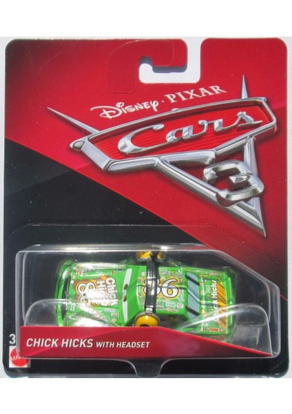 3 Chick Hicks With Headset Karakter Oyuncak Araba fiyatları