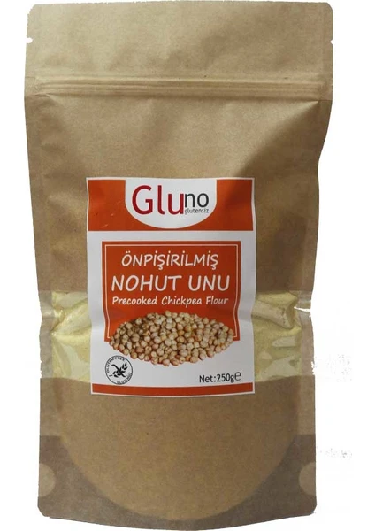 Gluno Glutensiz Önpişirilmiş Nohut Unu 250 gr