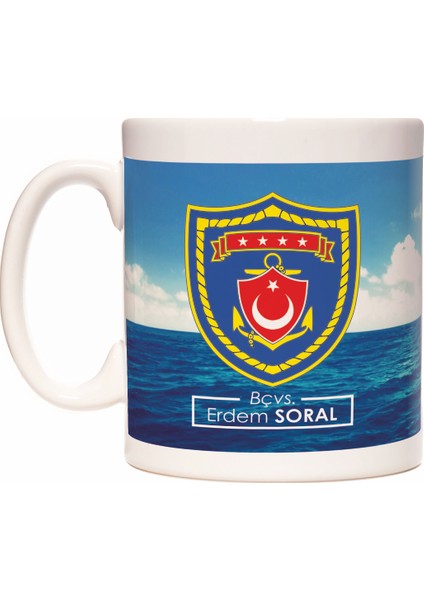 Deniz Kuvvetleri Denizci İsme Kişiye Özel Mesleki Kupa Bardak