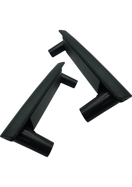 BDP907_1 VW T5 Makyajlı Kasa İçin 2 Adet Ön İç Kapı Tutamağı Siyah 7H0867179F-7H0867180F