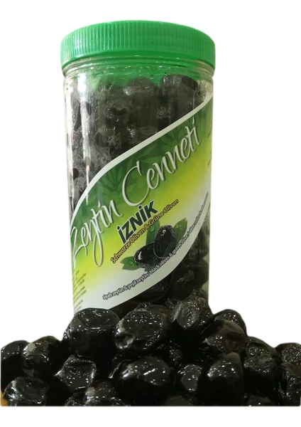 Zeytin Cenneti Doğal Fermente 201-230 (İznik İrisi)1 Kg Siyah Yağlı Sele