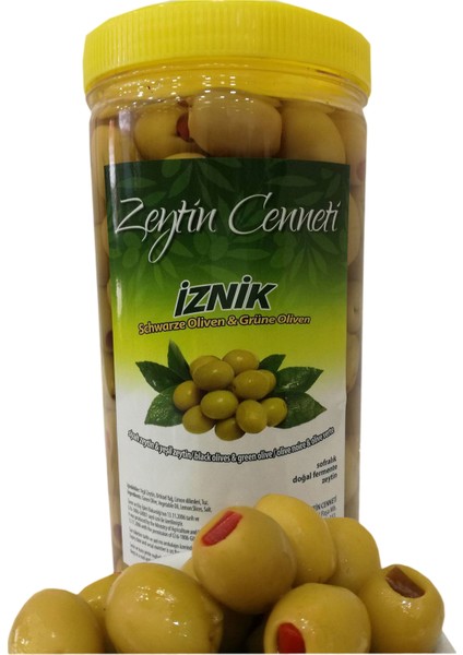 Biber Yeşil Zeytin 1 Kg
