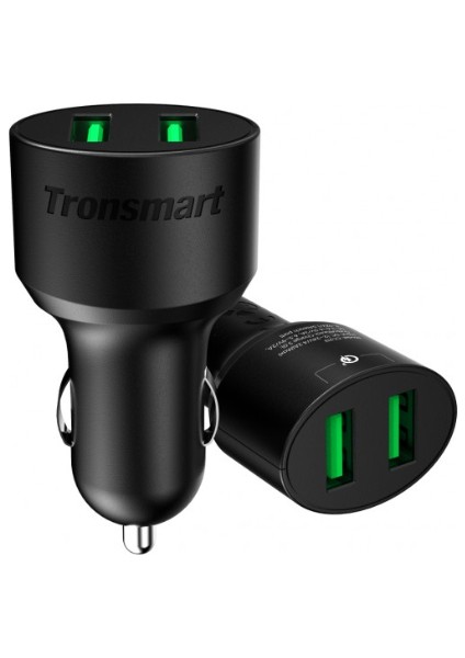 CC2TF Çift USB Çıkışlı Qualcomm QC 3.0 Araç Şarj Cihazı