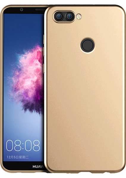 Matte Silicone Huawei P Smart Kılıf Gold