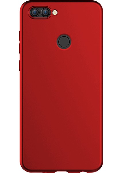 Matte Silicone Huawei P Smart Kılıf Bordo