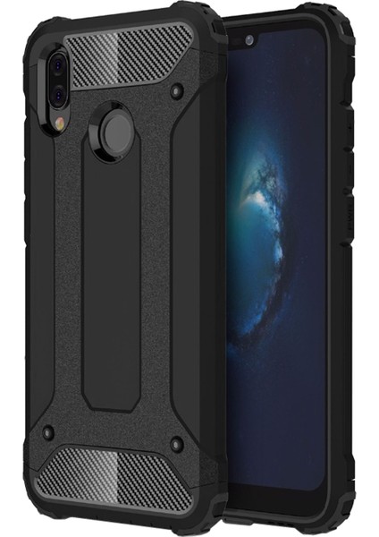 Huawei P20 Lite Kılıf Rugged Armor Siyah