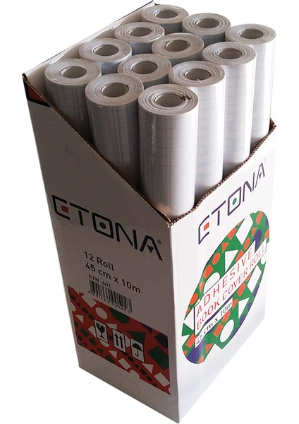 Asetat Yapışkanlı Rulo 45X10 Etn-601 Tekli