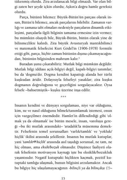 Hekimin Filozof Hali - M. Bilgin Saydam