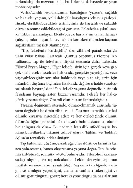 Hekimin Filozof Hali - M. Bilgin Saydam