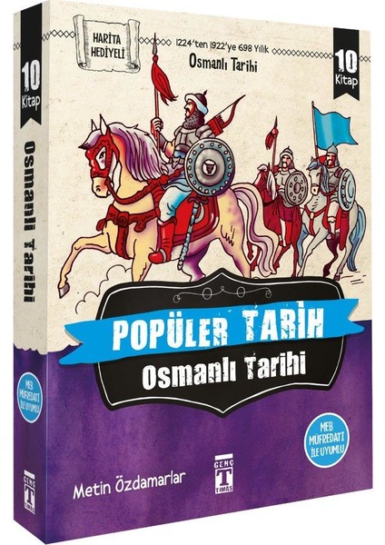 Popüler Tarih-Osmanlı Tarihi (10 Kitap)-Metin Özdamarlar