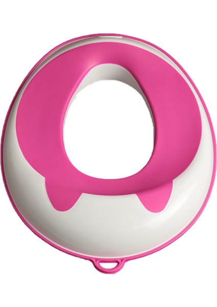 MİNİNGAA Çocuk Bebek Klozet Adaptörü, Taşınabilir Lüx Lazımlık Pembe