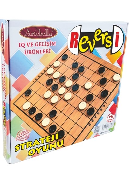 IQ Ve Gelişim Ürünleri Reversi Strateji Oyunu 32X32 cm