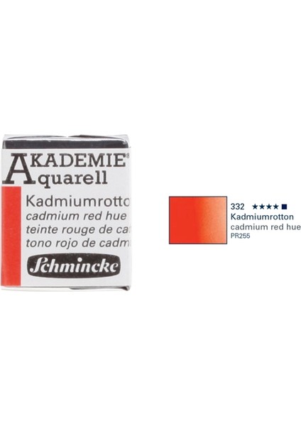 Akademie Aquarell Suluboya 1/2 Tablet Cadmium Red Hue