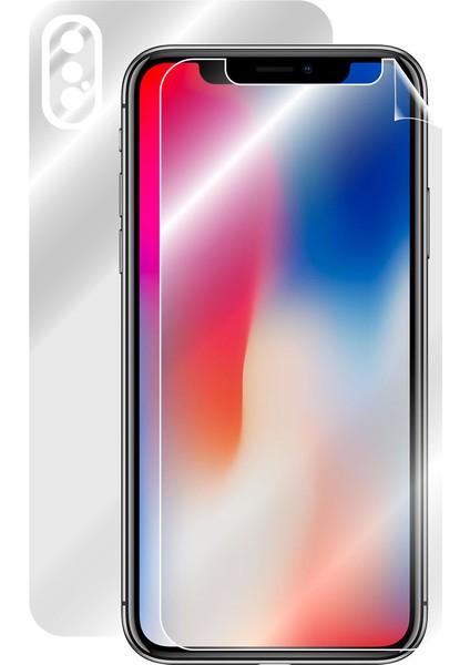 Apple iPhone X Görünmez Tam Kaplama (Ekran ve Arka Koruma)