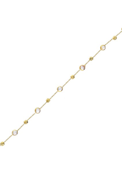 Altın Taşlı Bileklik Cm0629