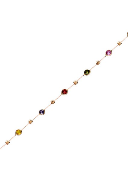 Altın Renkli Taşlı Bileklik