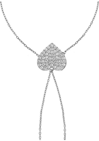 Gümüş Taşlı Kalp Şahmeran fiyatları