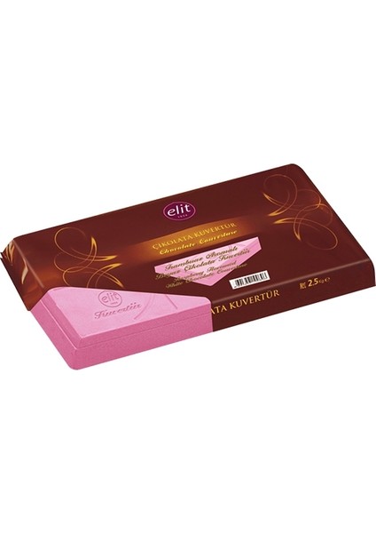 Frambuaz Aromalı Kuvertür 2 5 kg