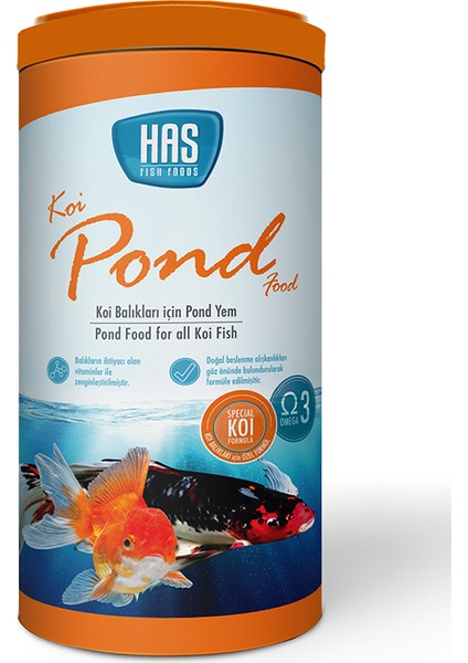 Koi Pond Yem 1 Lt 100 Gr.