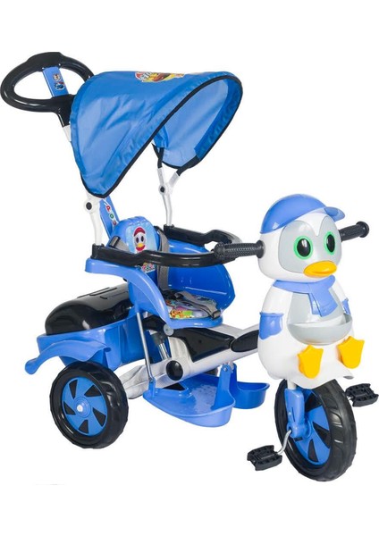 Penguen Ebeveyn Kontrollü Bisiklet Mavi