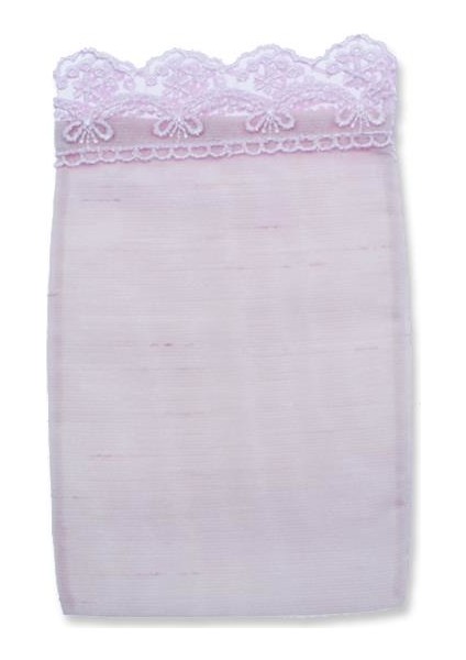 12 Adet 10 x 15 cm İpek Şantuk Kese Pembe