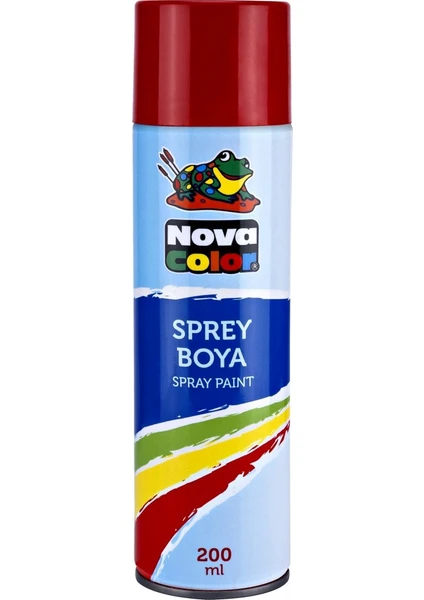 Nova Color Sprey Boya Kırmızı Nc-801