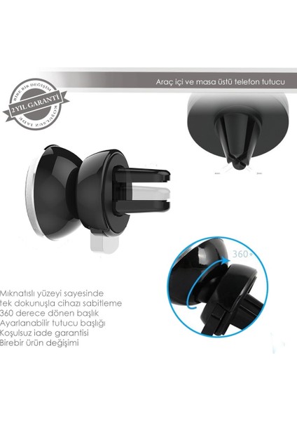 Oto Telefon Tutucu Mıknatıslı