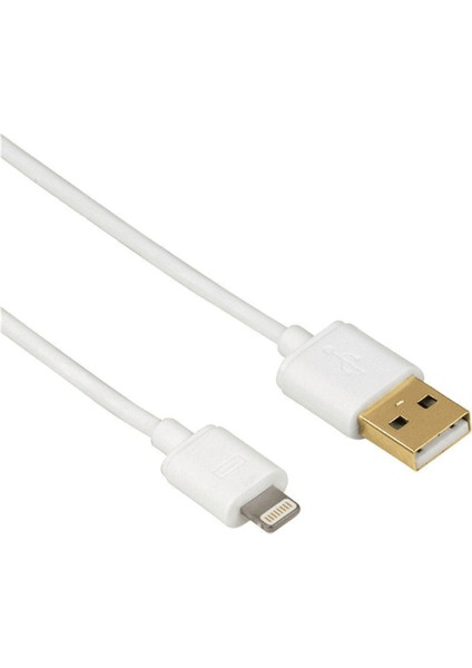 iPhone Uyumlu Beyaz Lightning USB Kablo