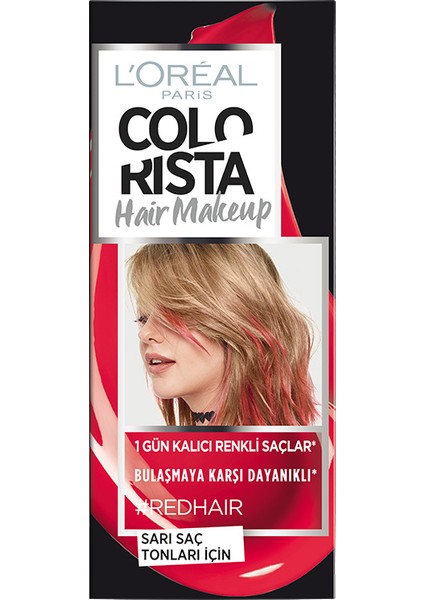 L'Oréal Paris Colorista Hair Makeup Red