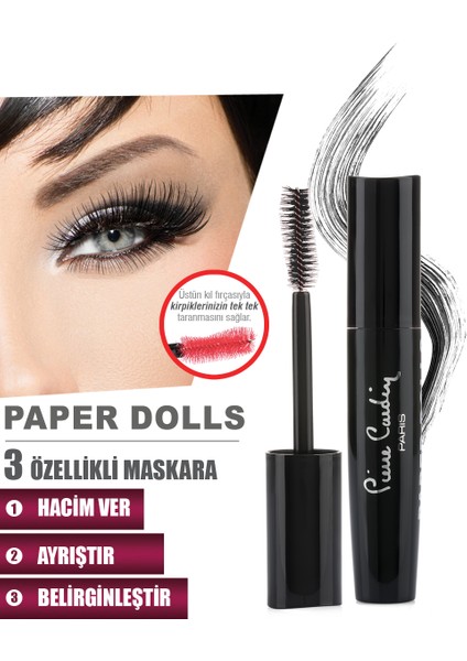 Paper Dolls High Definition 3 Özellikli Maskara