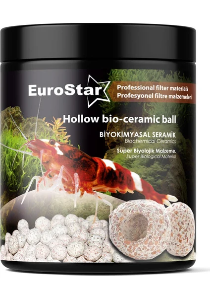 Eurostar Hollow Bio Balls Biolojik Filtre Malzemesi 1Lt 815gr