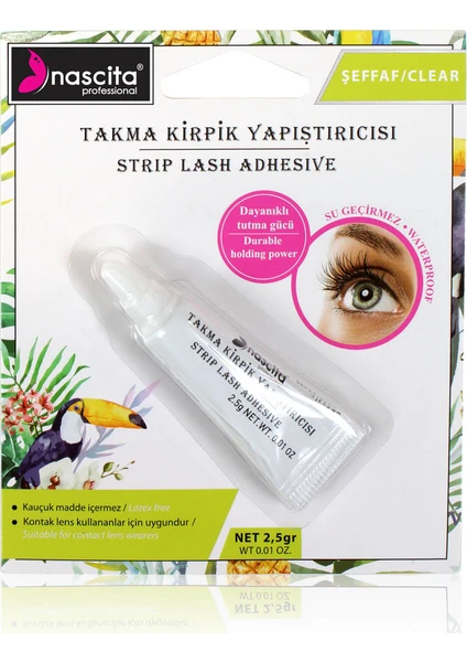 Takma Kirpik Yapıştırıcı Şeffaf 2,5 gr