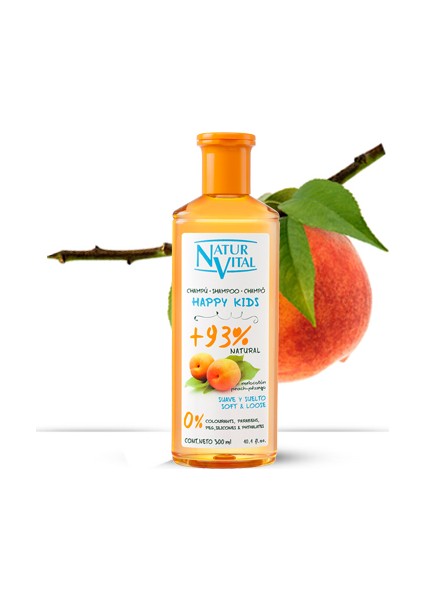 Happy Kids Naturaleza Şeftali Şampuan 300 ml