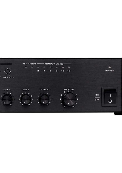 - DPA 200 USB 200 Watt 5 Zone 5 Giriş 100V Anfili Mikser