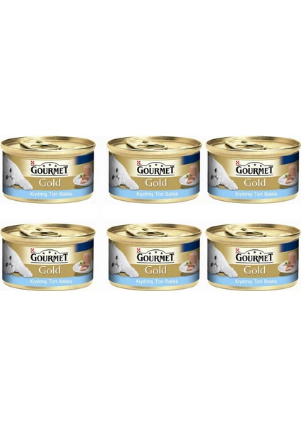 Gourmet Gold Kıyılmış Ton Balıklı  Konserve 85 Gr X 6 Adet