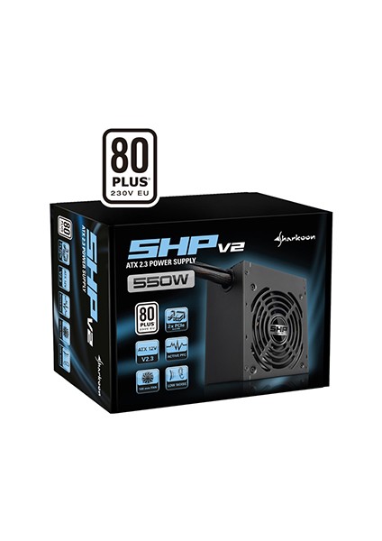 SHP650 V2  650W 80+ 120 mm Fanlı ATX Güç Kaynağı