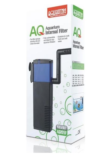 AQ205F İç Filtre 25W 1200L/H