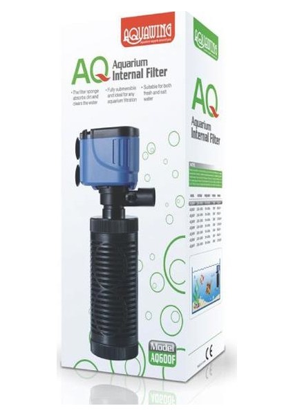 AQ600F İç Filtre 12W 550L/H