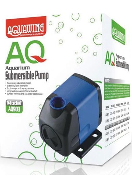 AQ903 Sump Motoru 26W 1500L/H