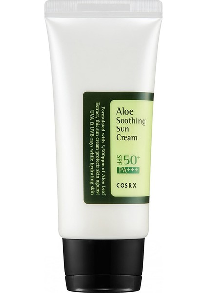 Aloe Soothing Sun Cream Spf50 Pa+++ - Aloe Vera Ekstreli Yatıştırıcı Spf50+ Güneş Kremi