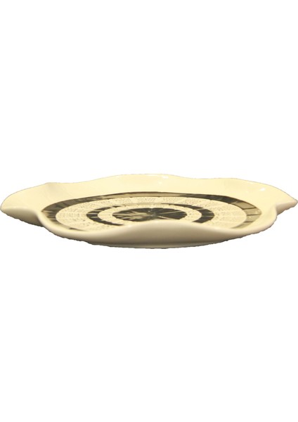Krem Bronz Hediyelik Tabak