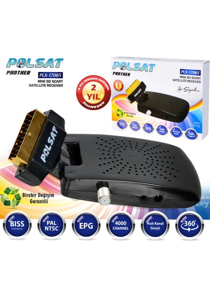 Scart Skart Mini Uydu Alıcısı