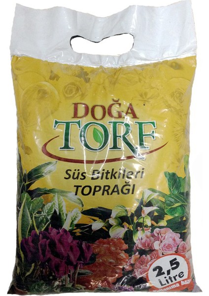 doğal süs bitkisi Torf toprağı 2,5 Litre