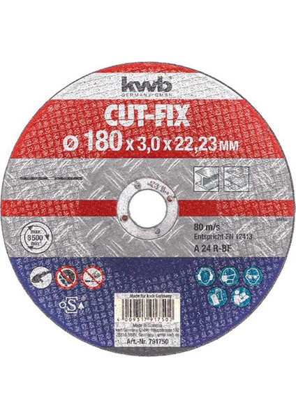Flex Taşı Metal Kesici 178 X 3 X 22 Mm