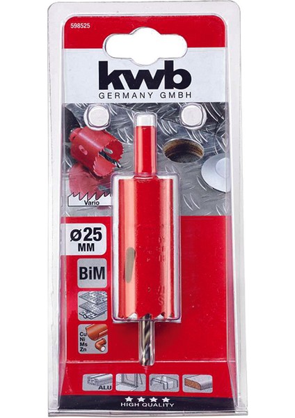 Kwb Bi-Metal Panç.25Mm