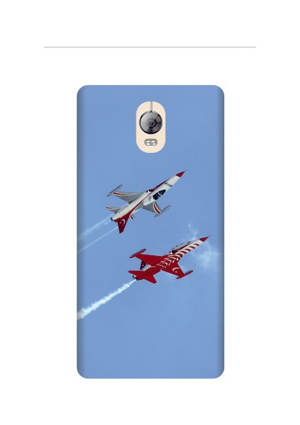 Lenovo Vibe P2 Türk Yıldızları Kapak Kılıf + Ekran Koruyucu Cam