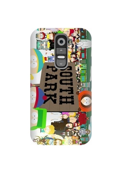 LG G2 South Park Baskılı Kapak Kılıf + Ekran Koruyucu Cam